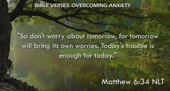 Matthew 6:34 NLT