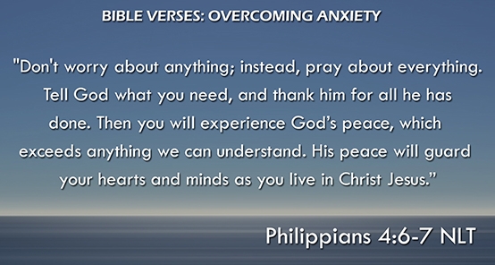 Philippians 4:6-7 NLT