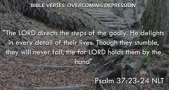 Psalm 37:23-24 NLT Psalm 37:23-24 NLT