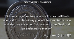 Matthew 6:24 NLT