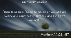Matthew 11:28 NLT