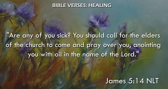 James 5:14 NLT James 5:14 NLT