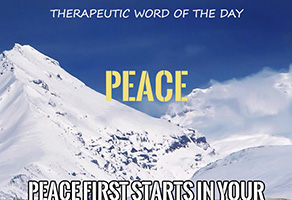 Therapeutic Word of the Day: Peace