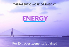 Therapeutic Word of the Day: Energy