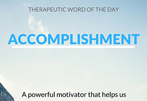 Therapeutic Word of the Day: Accomplishment