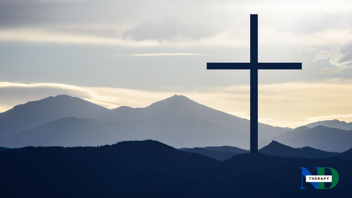 christian-cross-mountains The Christian Cross with mountains in the background.