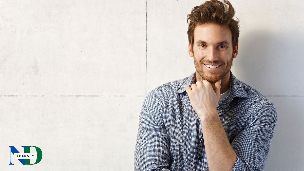 man-smiling-white-background Man smiling on a white background.