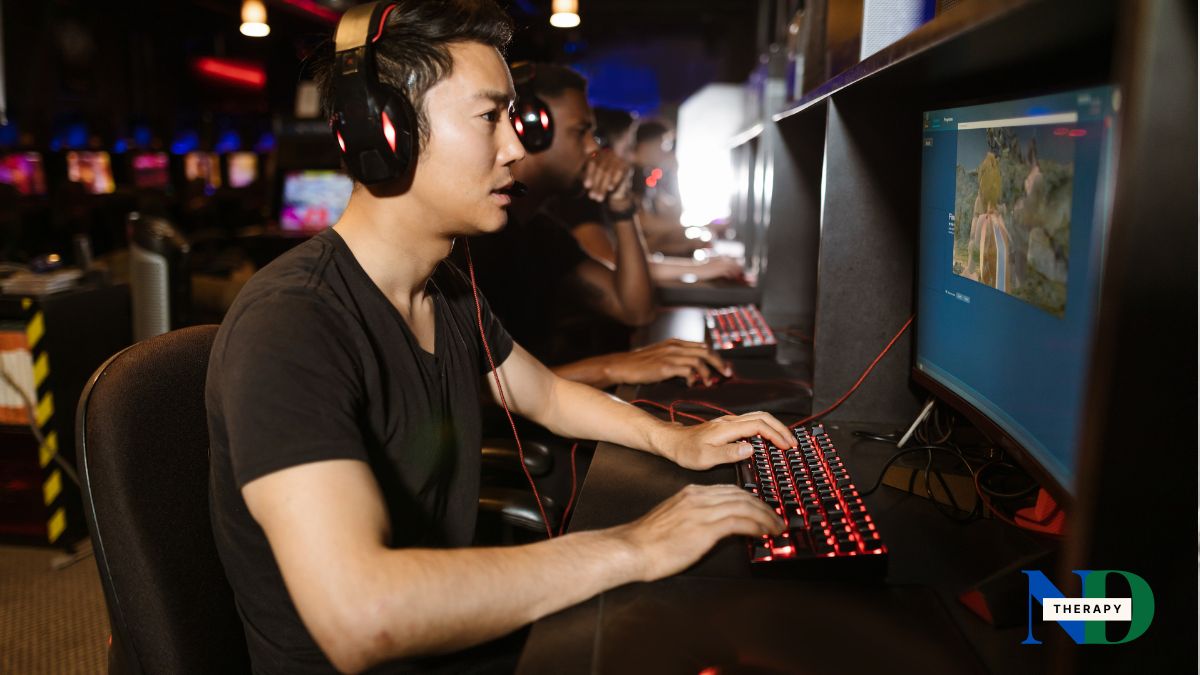 adult-male-gaming An adult male gaming.